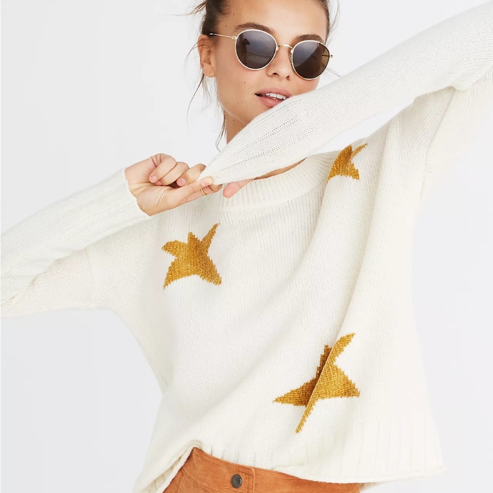 Madewell Star Pullover Sweater